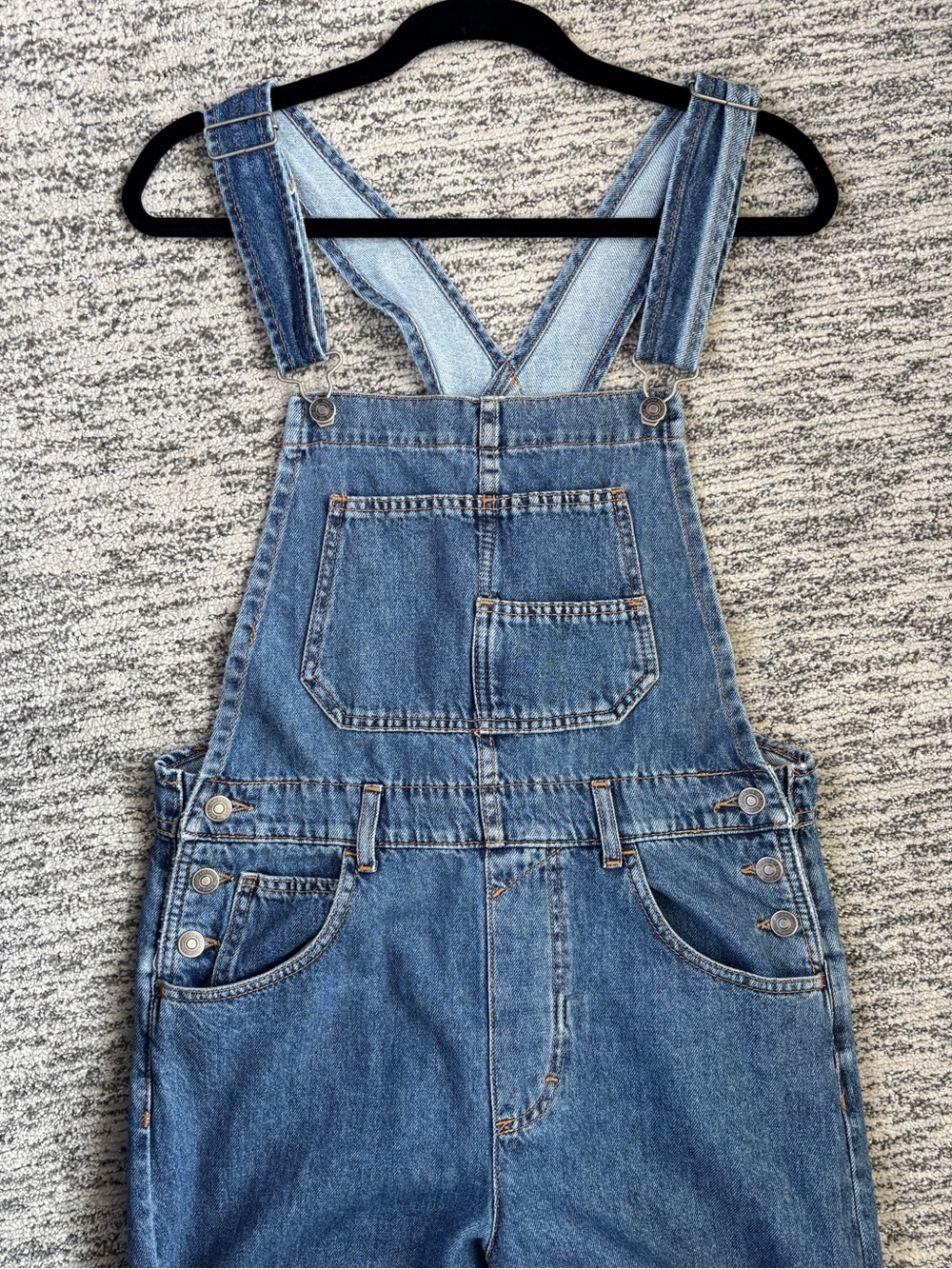 Free People Blue Denim Jeans Overalls